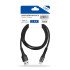 Pack of 12 Braided USB To C Cable 3ft (black)