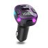C49 LED Rainbow Car Charger FM Transmitter
