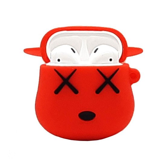 Silicone Case For Airpod 1/2 (red doggy) Silicone Case For Airpod 1/2 (red doggy)