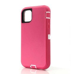 Defender Case w/ Clip For iPhone 16E (pink)