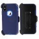 Defender Case w/ Clip For iPhone XS Max (blue) Defender Case w/ Clip For iPhone XS Max (blue)