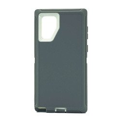 Defender Case w/ Clip For Samsung  Note 10 (grey+white)