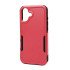 Traveler Hybrid Case For iPhone 16 Plus (red)