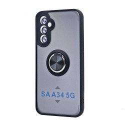 TPU Case w/ Magnetic Ring for Samsung A34 5G (black)