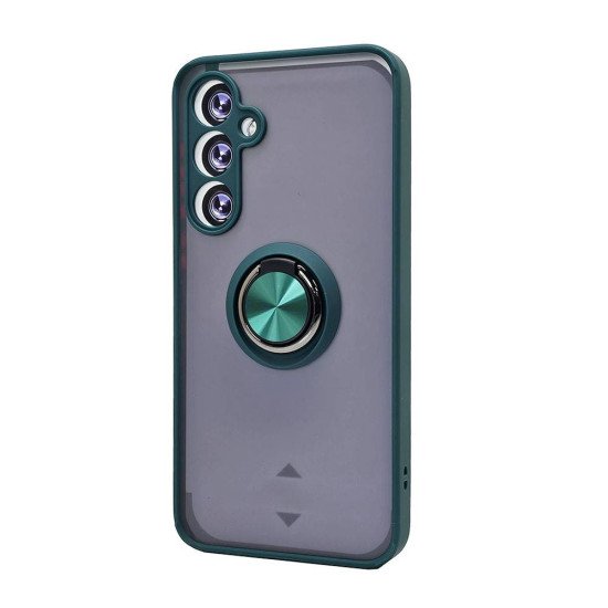 TPU Case w/ Magnetic Ring for Samsung A55 5G (green) TPU Case w/ Magnetic Ring for Samsung A55 5G (green)