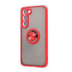 TPU Case w/ Magnetic Ring for Samsung S23 (red)
