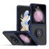 TPU Case w/ Magnetic Ring for Samsung Z Flip 7 (blue)