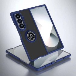 TPU Case w/ Magnetic Ring for Samsung Z Fold 7 (blue)