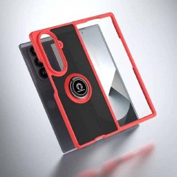 TPU Case w/ Magnetic Ring for Samsung Z Fold 7 (red)
