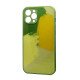 Glass TPU Design Case for iPhone 12 Pro Max (green) Glass TPU Design Case for iPhone 12 Pro Max (green)