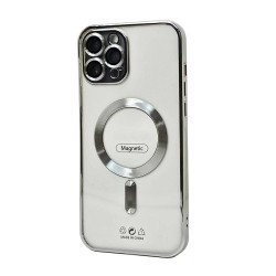 Electroplated Magsafe TPU Case for iPhone 15 Pro (silver)