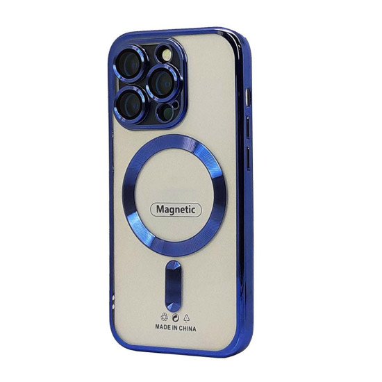 Electroplated Magsafe TPU Case for iPhone 14 Pro (blue) Electroplated Magsafe TPU Case for iPhone 14 Pro (blue)