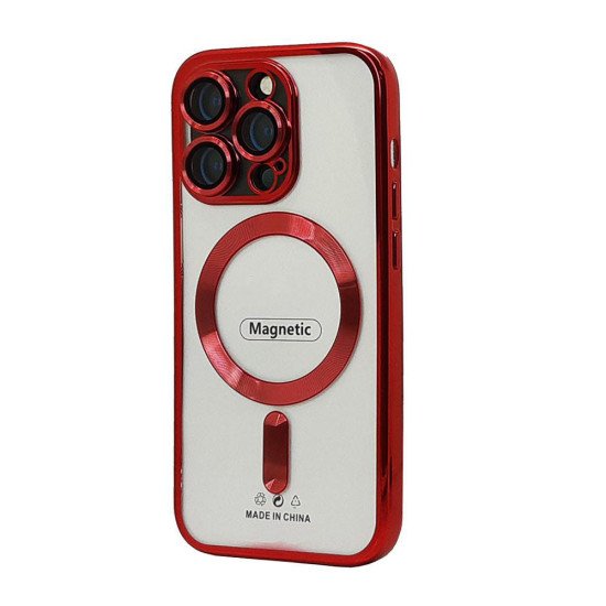 Electroplated Magsafe TPU Case for iPhone 14 Pro (red) Electroplated Magsafe TPU Case for iPhone 14 Pro (red)