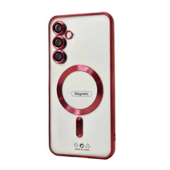 Electroplated Magsafe TPU Case for Samsung Galaxy A36 5G (red)