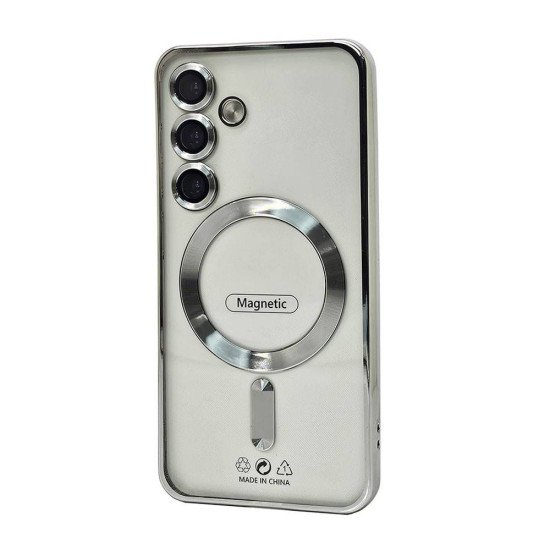 Electroplated Magsafe TPU Case for Samsung Galaxy A36 5G (silver) Electroplated Magsafe TPU Case for Samsung Galaxy A36 5G (silver)