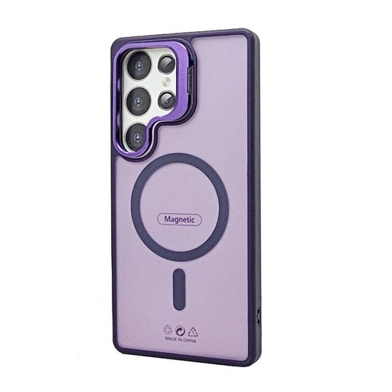 KickStand Magsafe TPU Case for Samsung Galaxy S25 (purple) KickStand Magsafe TPU Case for Samsung Galaxy S25 (purple)