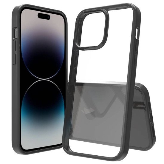 Tuff Clear TPU Case for iPhone 15 (black) Tuff Clear TPU Case for iPhone 15 (black)
