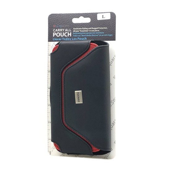 Horizontal Dual Color Nylon Leather Pouch (large) Horizontal Dual Color Nylon Leather Pouch (large)
