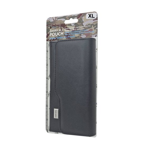 H60 Horizontal Leather Pouch W/ Card Slot  (XL)