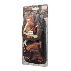 Vertical Leaf Camo Rugged Nylon Pouch (Large)