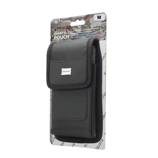 Vertical Rugged Nylon Pouch W/ Card Slot (Medium)