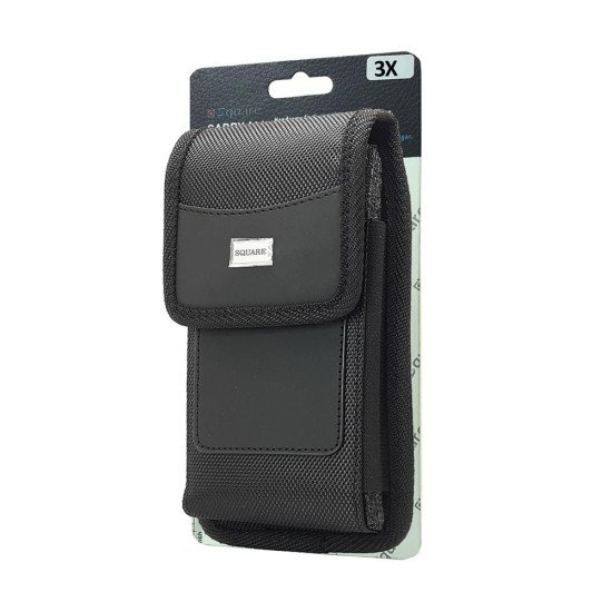 Vertical Rugged Nylon Pouch W/ Card Slot (3X)