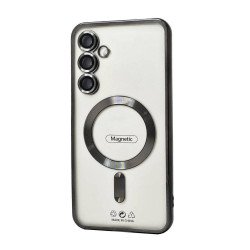 Electroplated Magsafe TPU Case for Samsung Galaxy S22 (black)