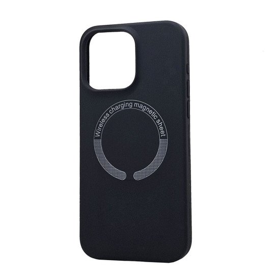 Magsafe Silicone Case For iPhone 14 Pro Max (black)