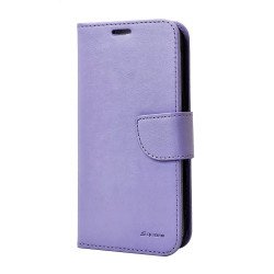 Leather Wallet Case For Samsung Galaxy S25 Plus (purple)
