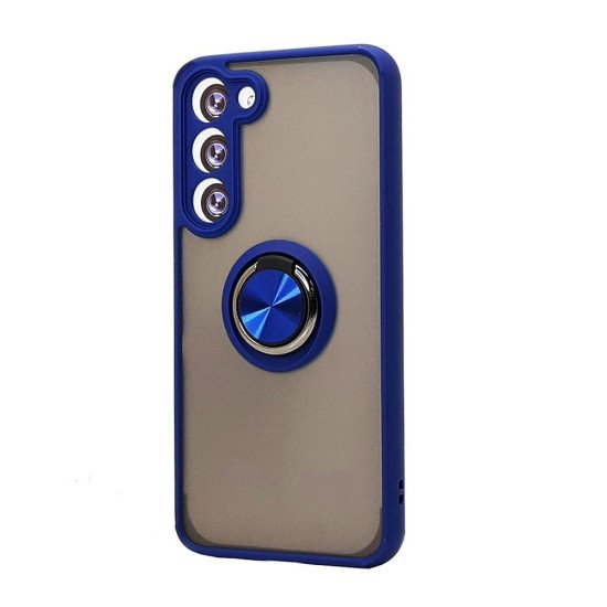 TPU Case w/ Magnetic Ring for Samsung S25 Plus (blue)