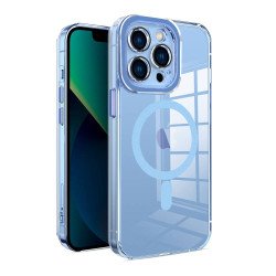 Clear Shield Magsafe TPU Case for iPhone 15 Pro (blue)