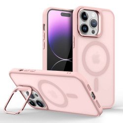 KickStand Magsafe TPU Case for iPhone 16 Pro Max (pink)