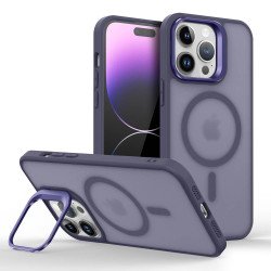 KickStand Magsafe TPU Case for iPhone 16 Pro Max (purple)